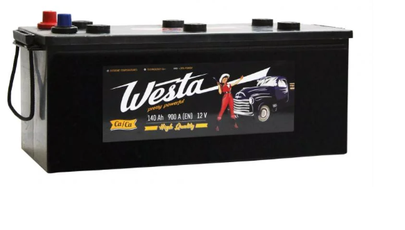 Акумулятор автомобільний Westa 6CT-140Ah Аз 140Ah 900A 12V «+» ліворуч (WPR140)